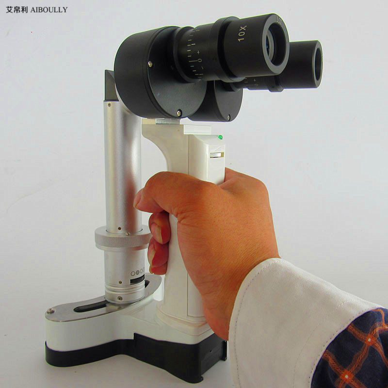 10X/16X Handle Slit Lamp Microscope Portable Special Eye Microscope Pet  Camera Facial Check Medical equipment diagnosis - Choroida