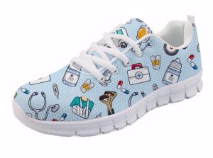 Spring-Nurse-Flat-Shoes-Women-Cute-Cartoon-Nurses-Printed-Women-s-Sneakers-Shoes-Breathable-Mesh